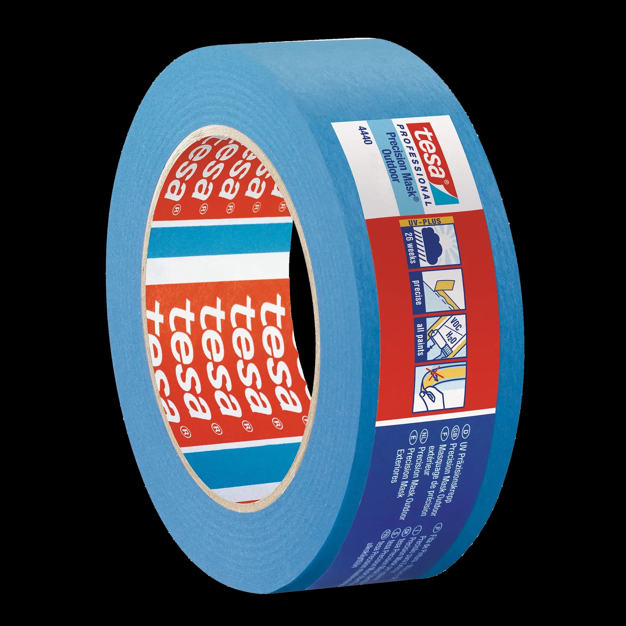 Tesa Professional 4440 Precision Outdoor Masking Tape, 50mm x 50m