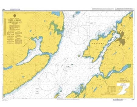 Admiralty Chart 2387 Firth of Lorne Northern Part