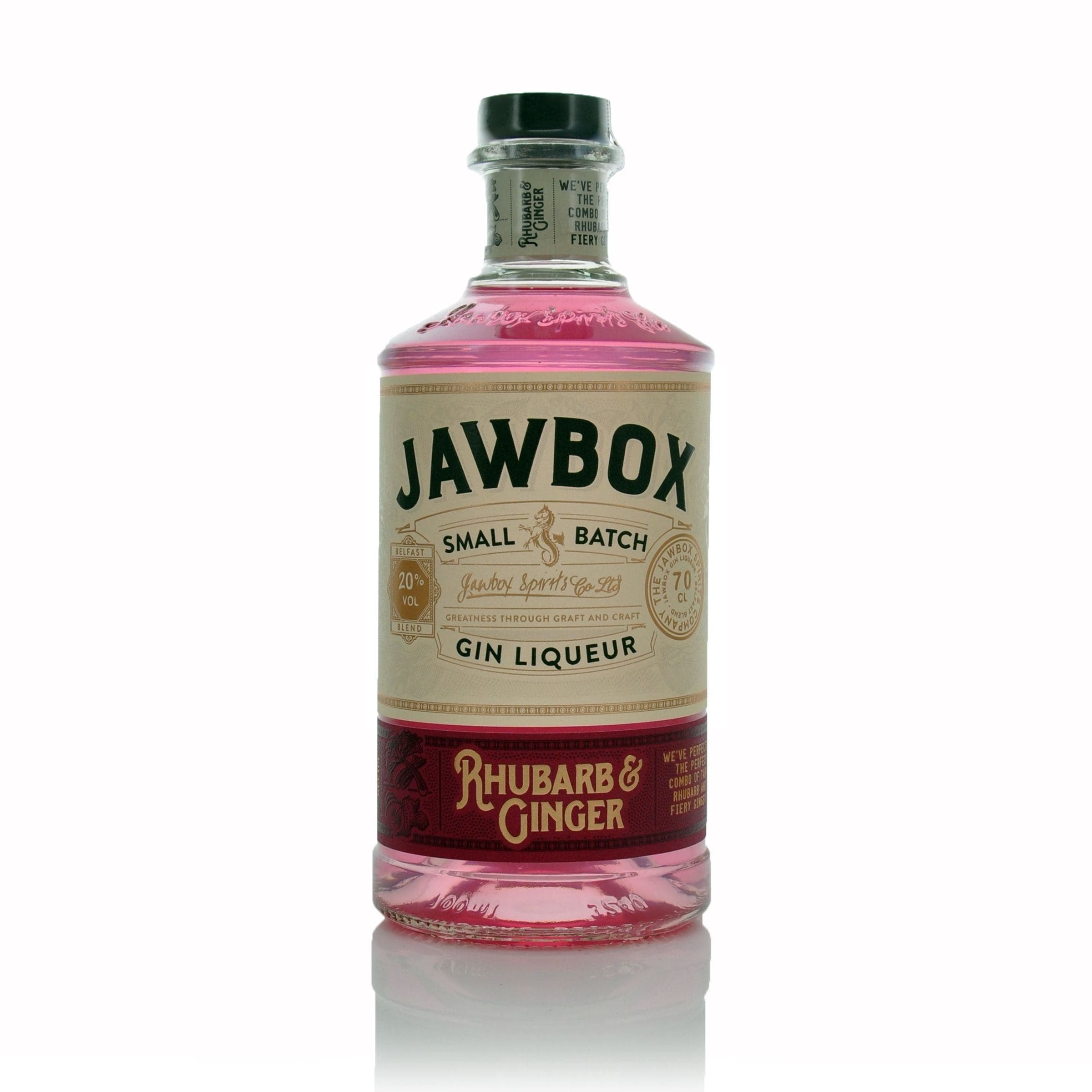 Jawbox Rhubarb and Ginger Gin Liqueur