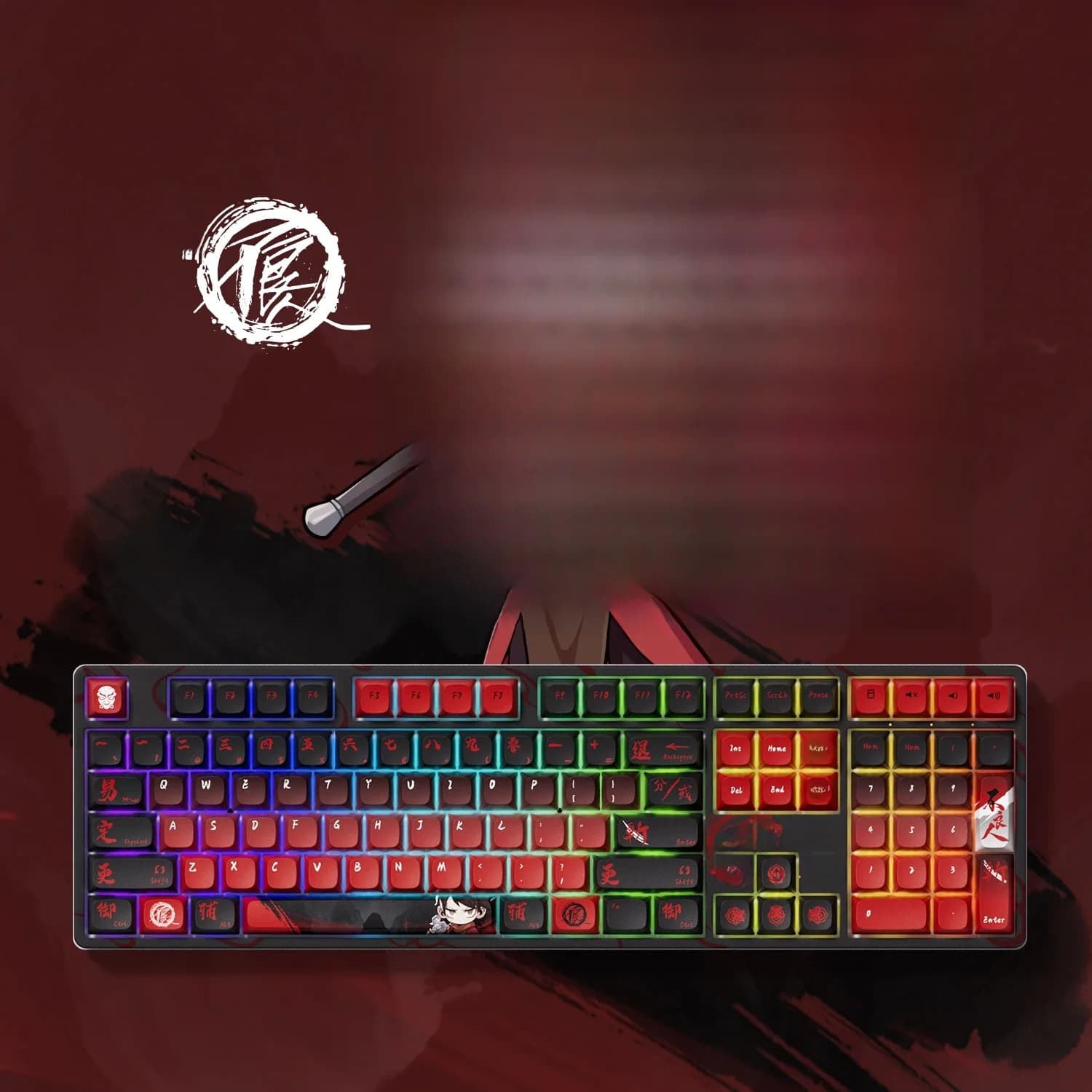 Akko 5108B Plus Mechanical Gaming Keyboard Hot Swap RGB ACA Profile PBT Keycap USB Type-C/2.4GHz/Bluetooth 5.0 Wireless Keyboard