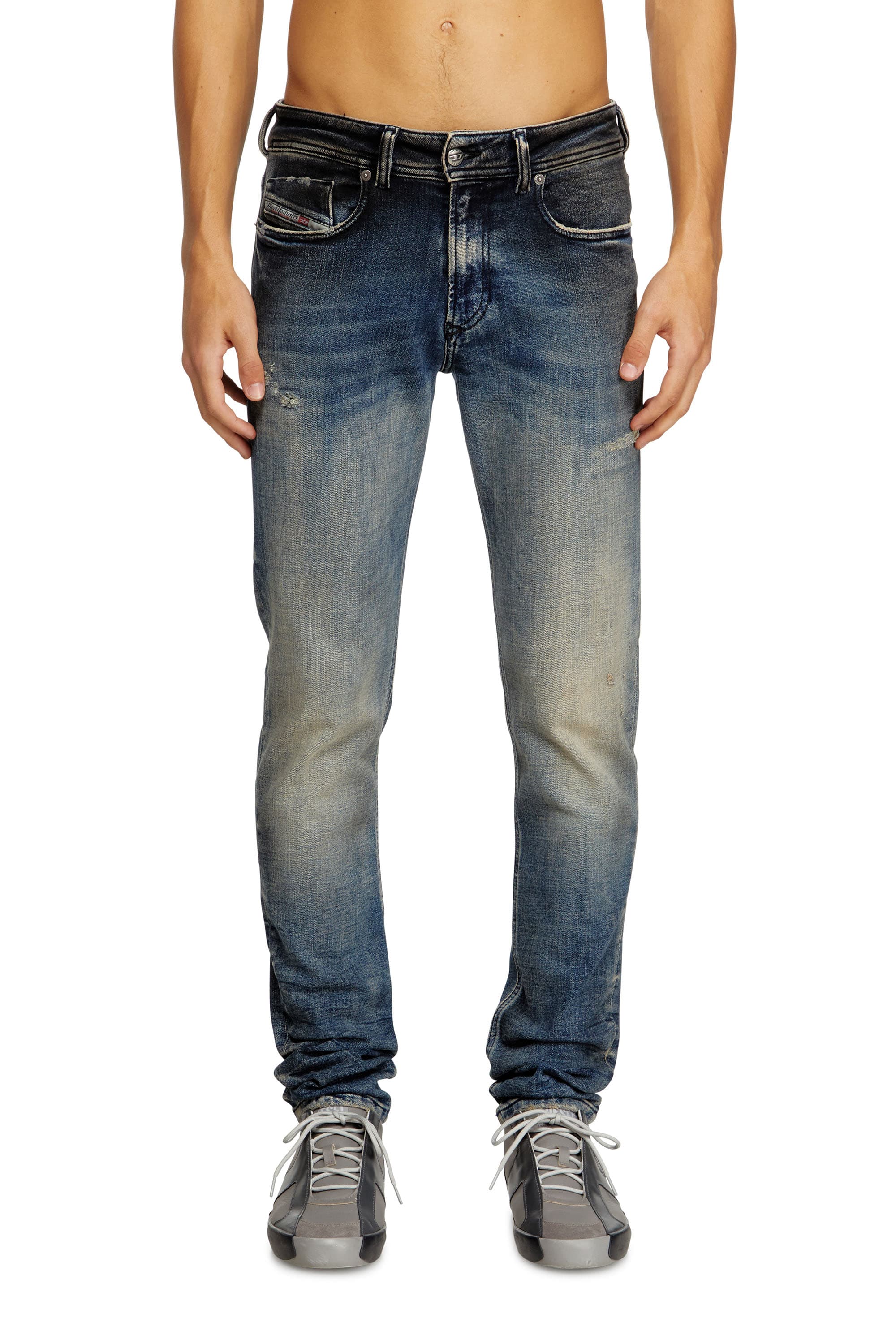 Diesel Skinny Jeans Low Waist 1979 Sleenker, Medium blue, Zip fly