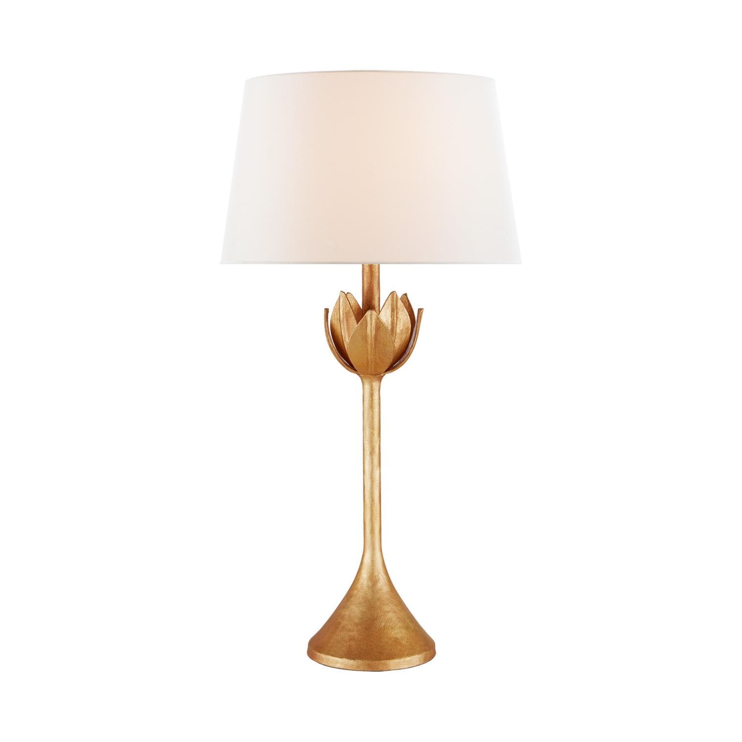 Alberto Table Lamp Gold, Light, Antique Gold Leaf - Andrew Martin