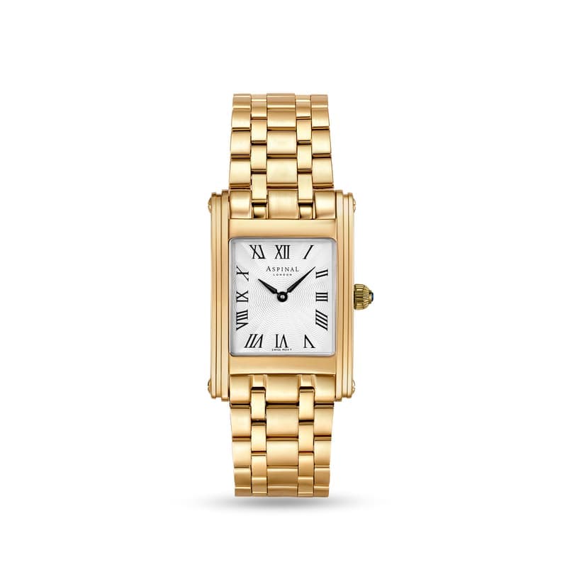 Aspinal of London The Mayfair® Series 2 in 23ct Gold Plated Stainless Steel