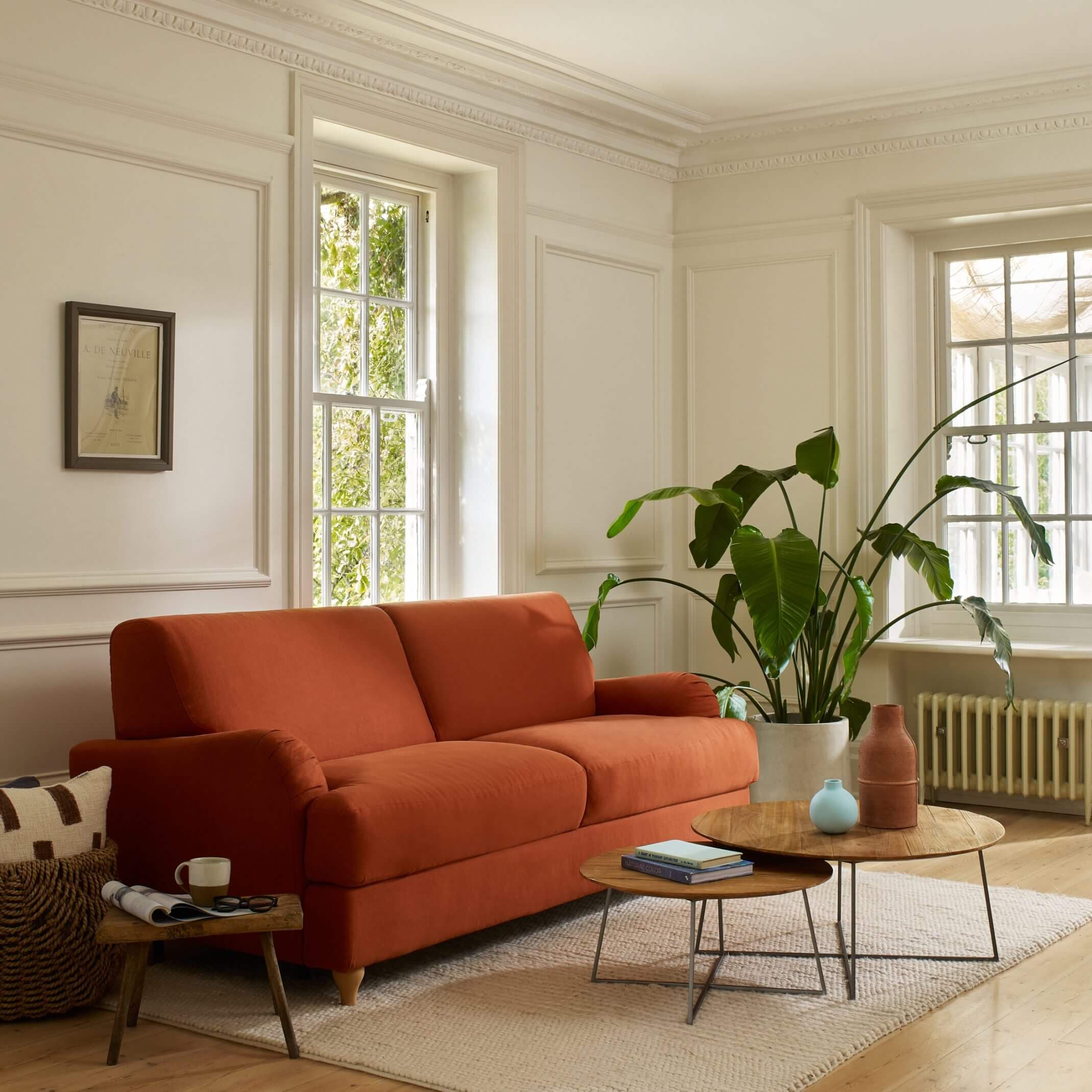 Serena Sofa Bed - Rust