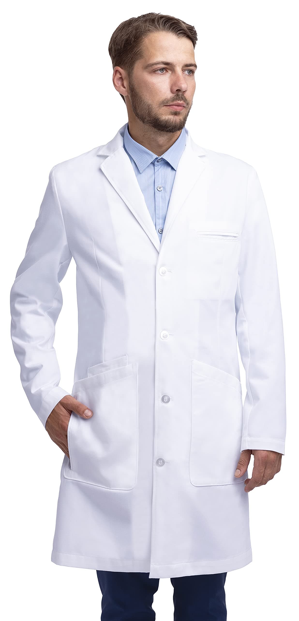 Unisex Lab Coat Tailored Fit - White 2XL