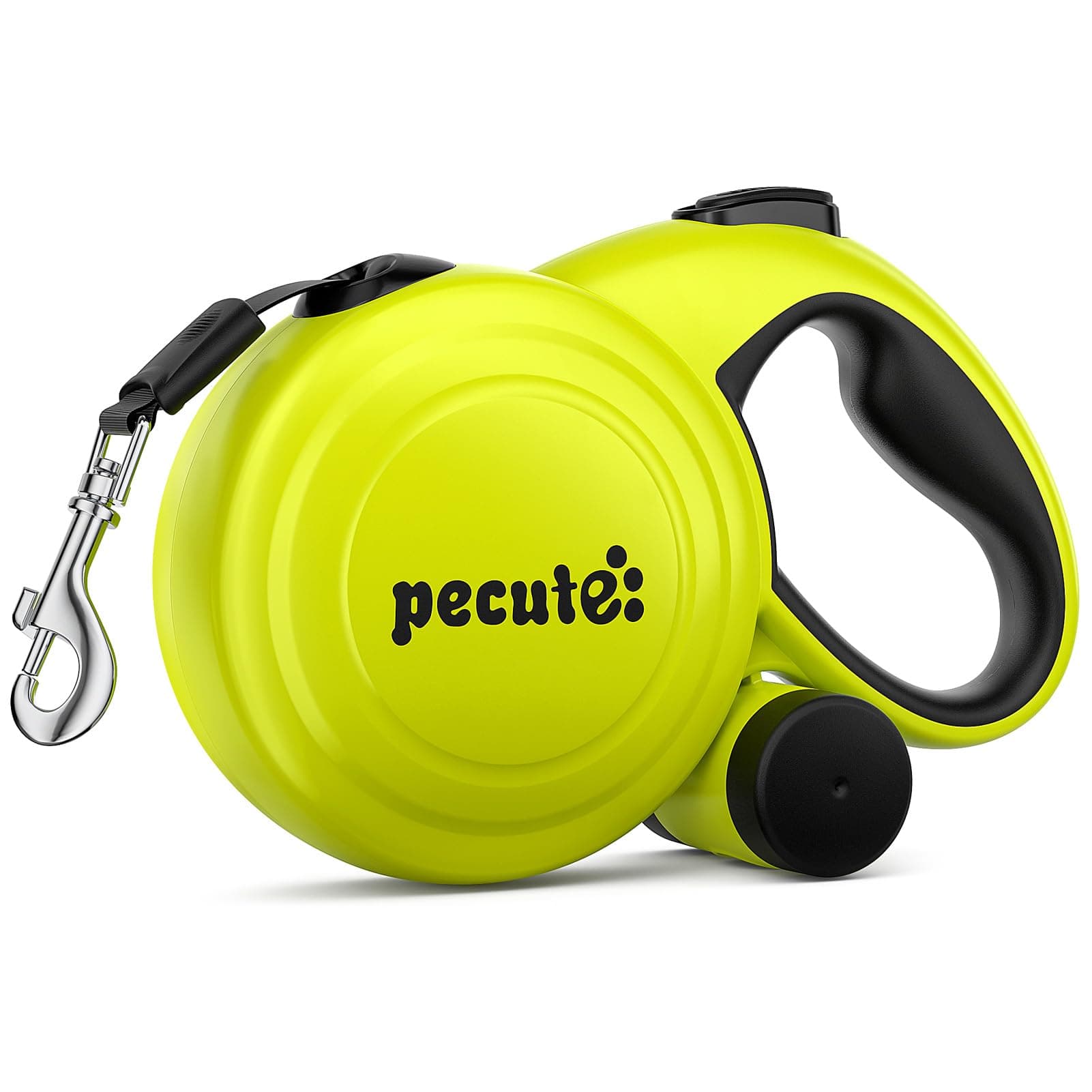 Retractable Dog Lead 10m with Poo Bag Holder - Green 10m | Max 50KG