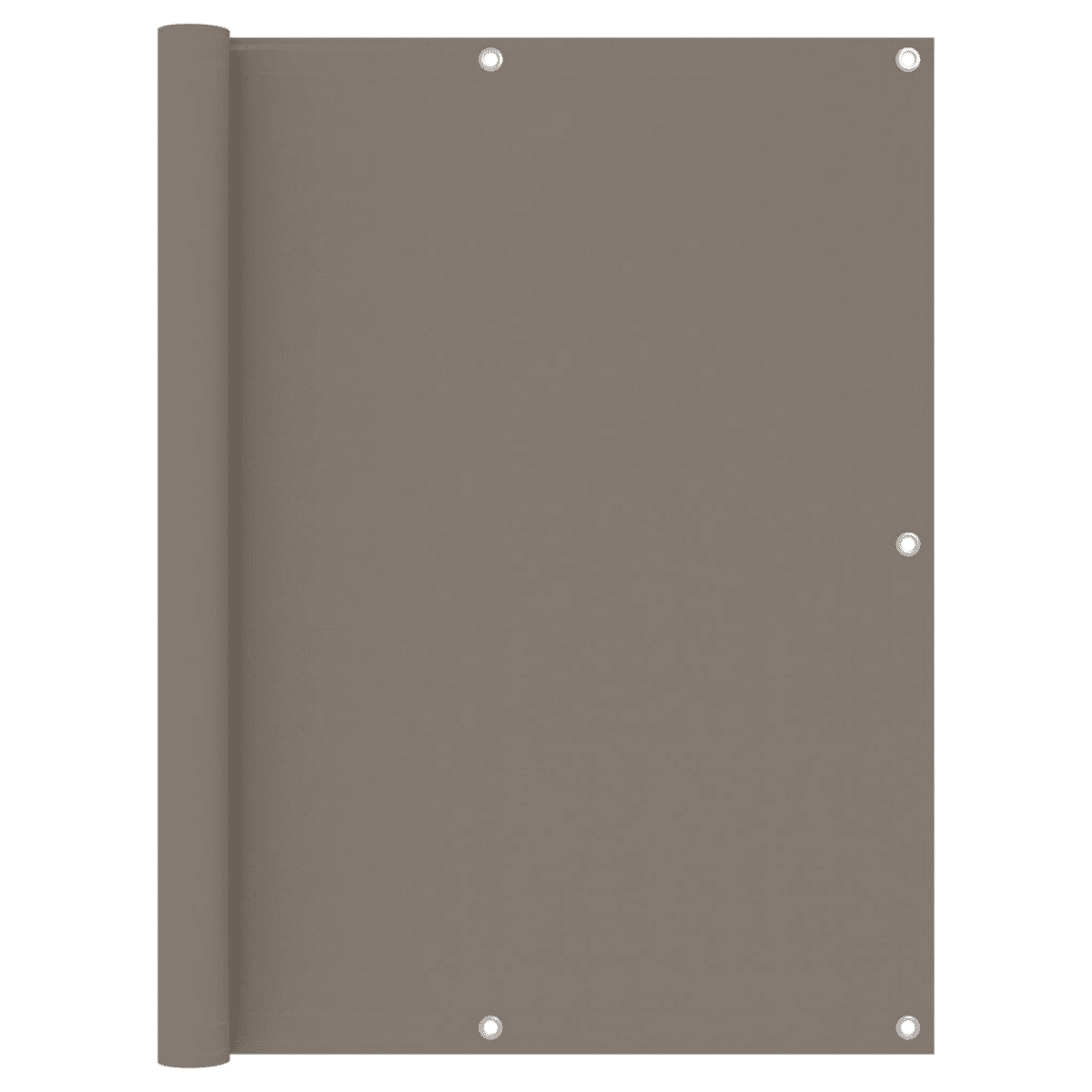 vidaXL Balcony Screen Taupe 120x600 cm Oxford Fabric