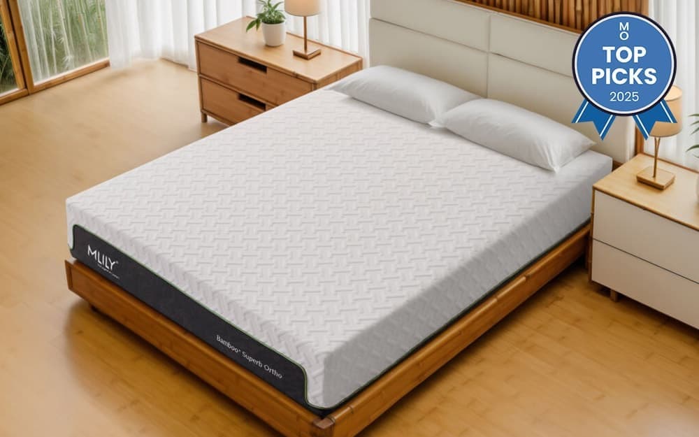 Mlily Bamboo+ Superb Ortho Memory 2500 Pocket Mattress, King Size