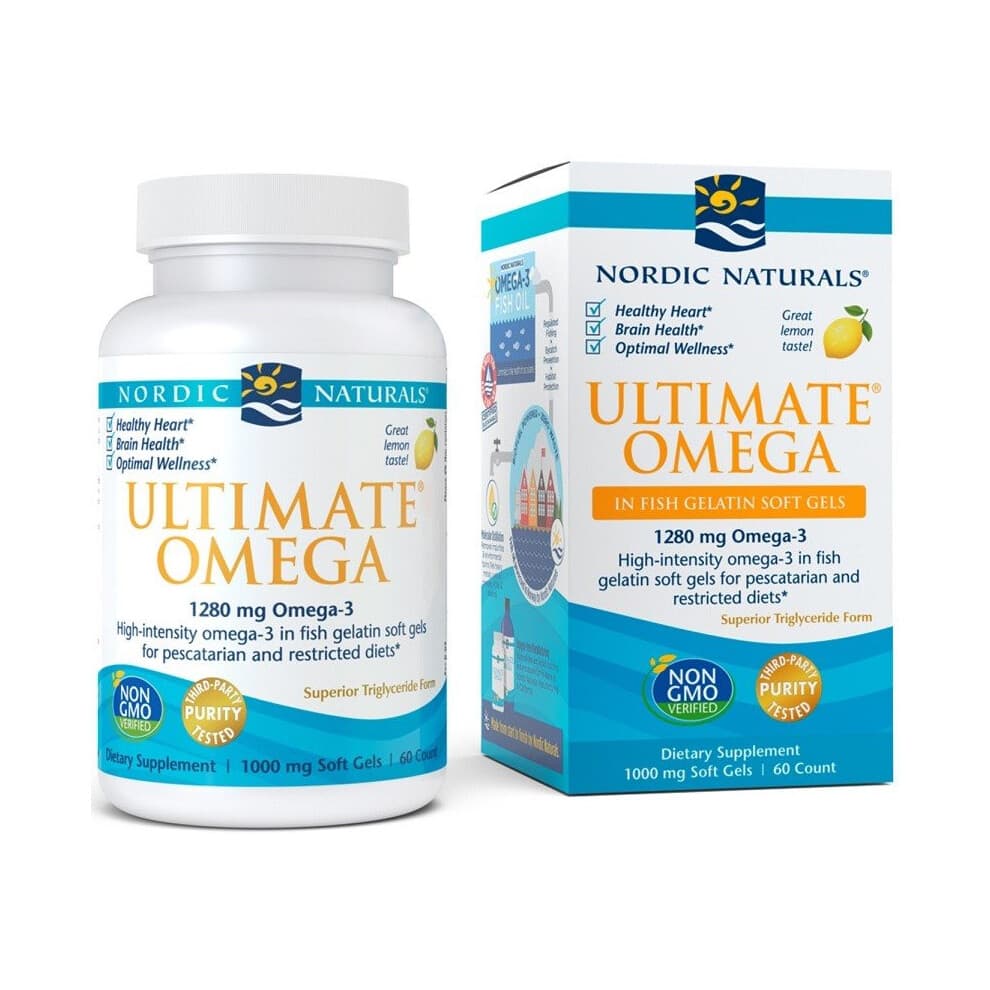 Nordic Naturals Ultimate Omega, 1280mg, 60 softgels