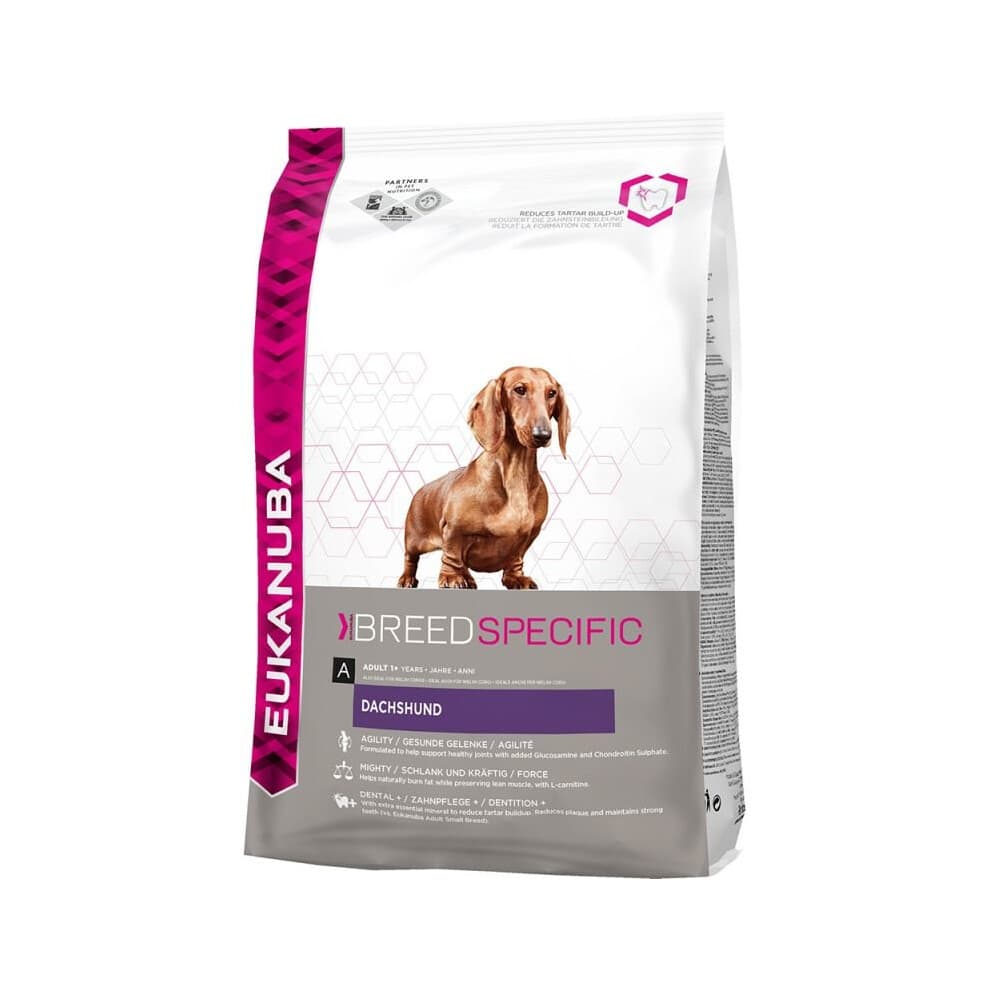 Eukanuba Dachshund Adult Dry Dog Food 2.5kg (pack of 2)