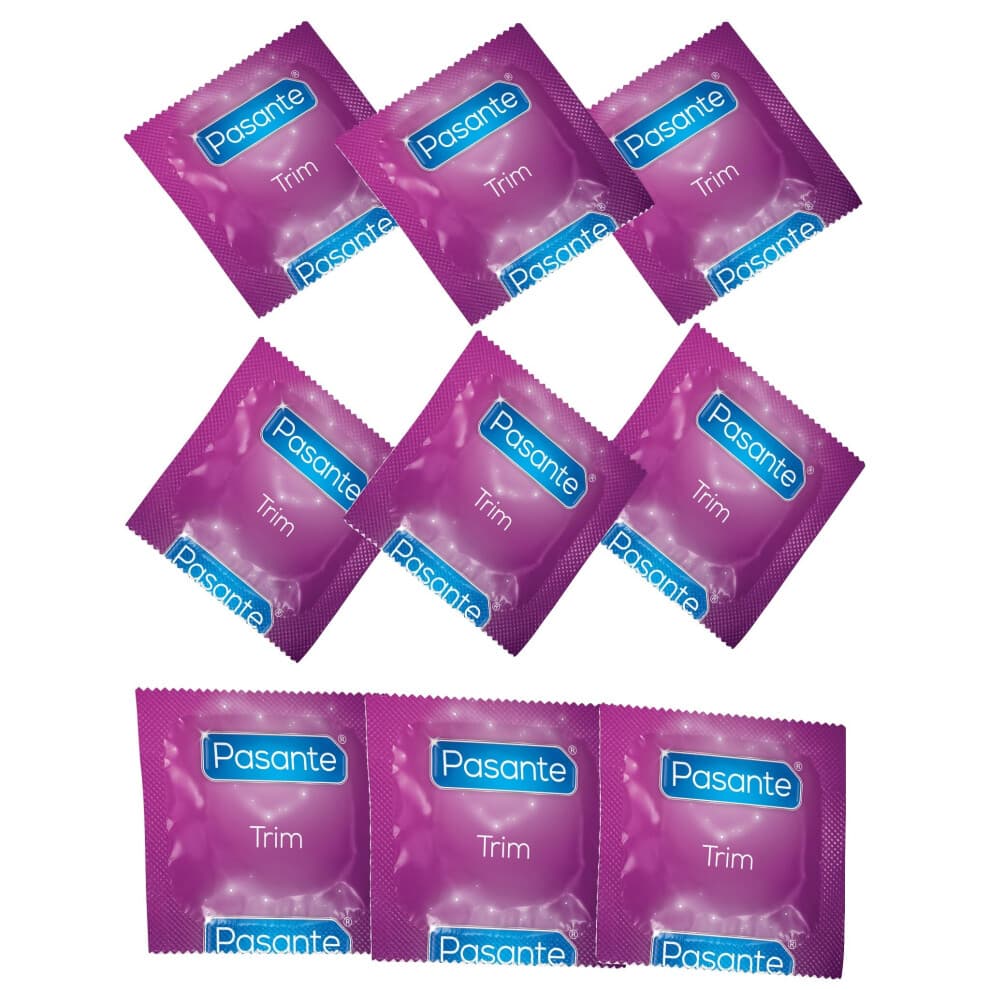 24 x Pasante Trim Condoms | Closer Fit Small Size Condoms | Bulk Wholesale