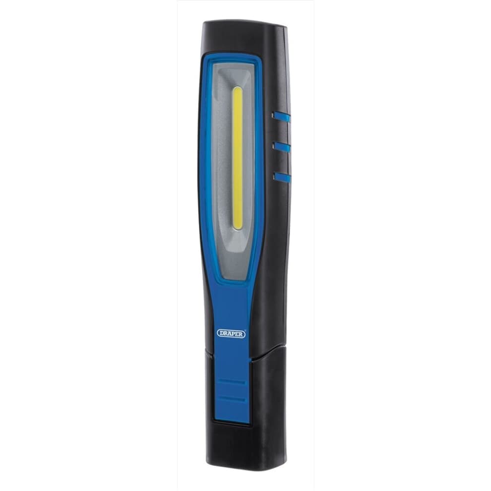 COB/SMD LED Rechargeable Inspection Lamp, 7W, 700 Lumens, Blue, 1 x USB Cable, 1 x USB Charger