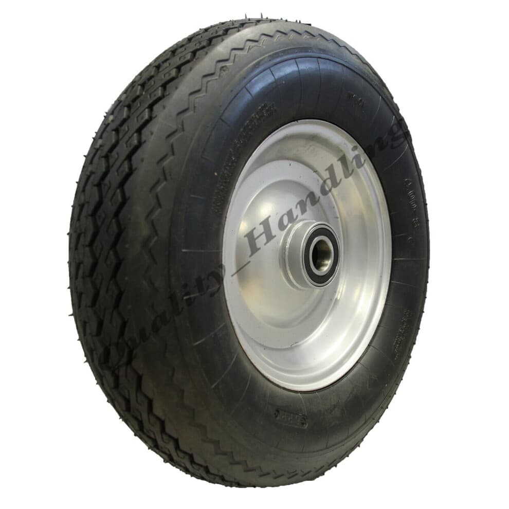 heavy duty wheelbarrow wheel, 6ply, 400-8 16", 25mm ball bearings