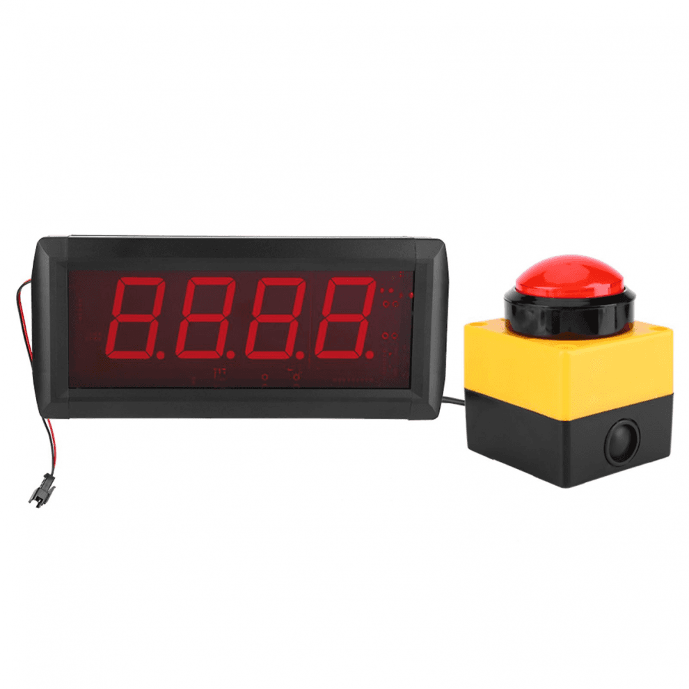 Popular Game Challenge 10 Seconds Countdown Timer LED Digital Display UK Plug 100-240VAC