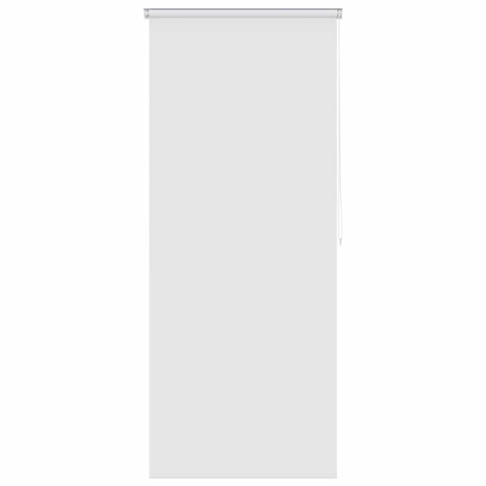 vidaXL Shower Curtain Roller Blind 100x240cm White Bathroom Accessory Divider