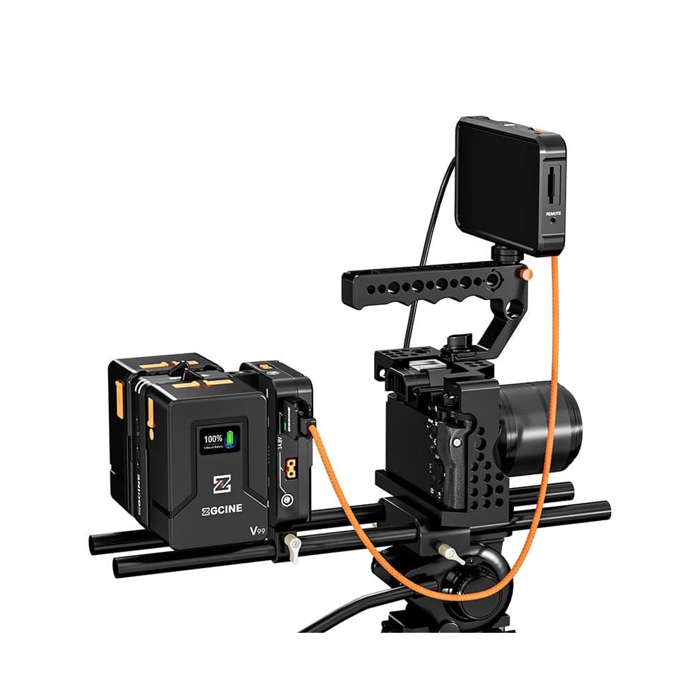 ZGCine VM-HS2 Hot Swap V-Mount Battery Plate with One-Click Power Control