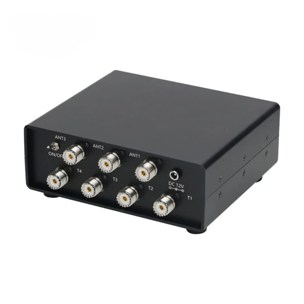 MX 304 3x4 Antenna Switch for SDR Transceiver with Manual Control & SO-239 Connector