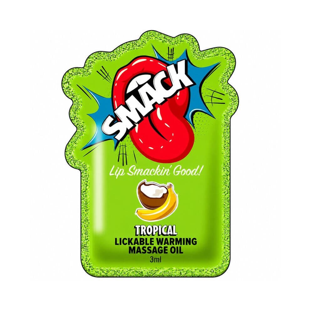 Smack Tarts Lickable Massage Oil – Tropical – 3ml Sachet