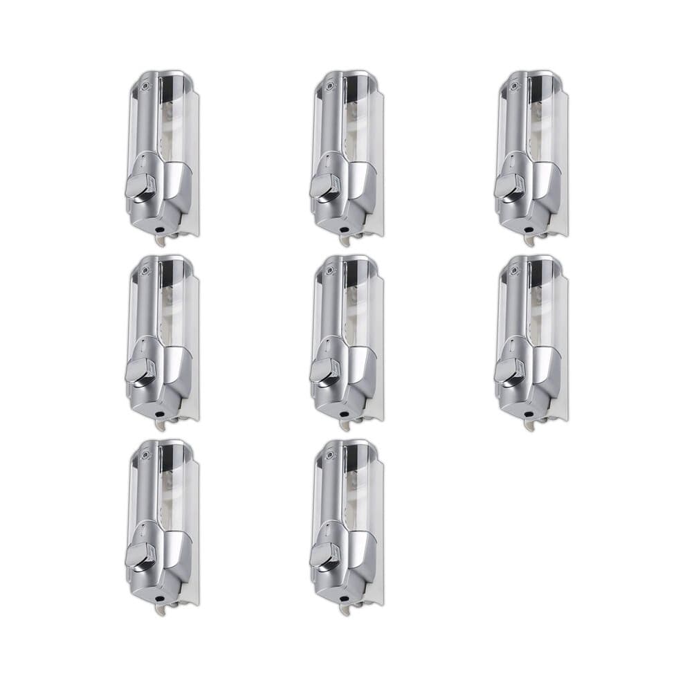 8X Soap Dispenser, Hand Dispenser Wall Mounted, Hand Gel Dispenser Manual 350Ml, Shower Gel, Shampoo Dispensers
