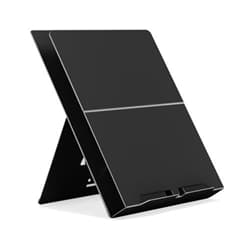 Etra Premium Ergonomic Laptop Stand + Pivotable Document Holder Black