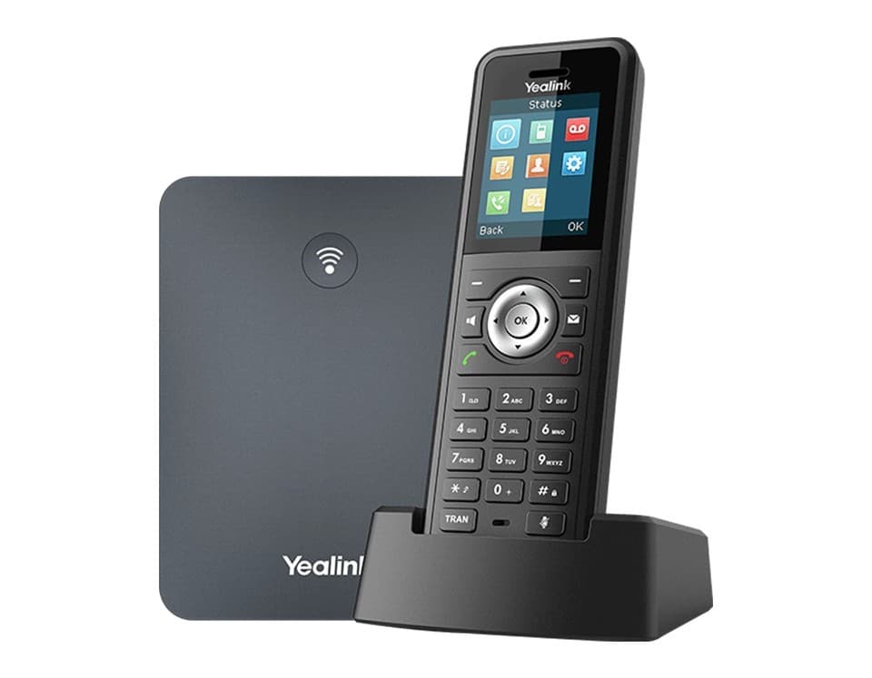 Yealink 1302025 W79P Wireless IP Mobile Phone Black 20 Lines 1302025