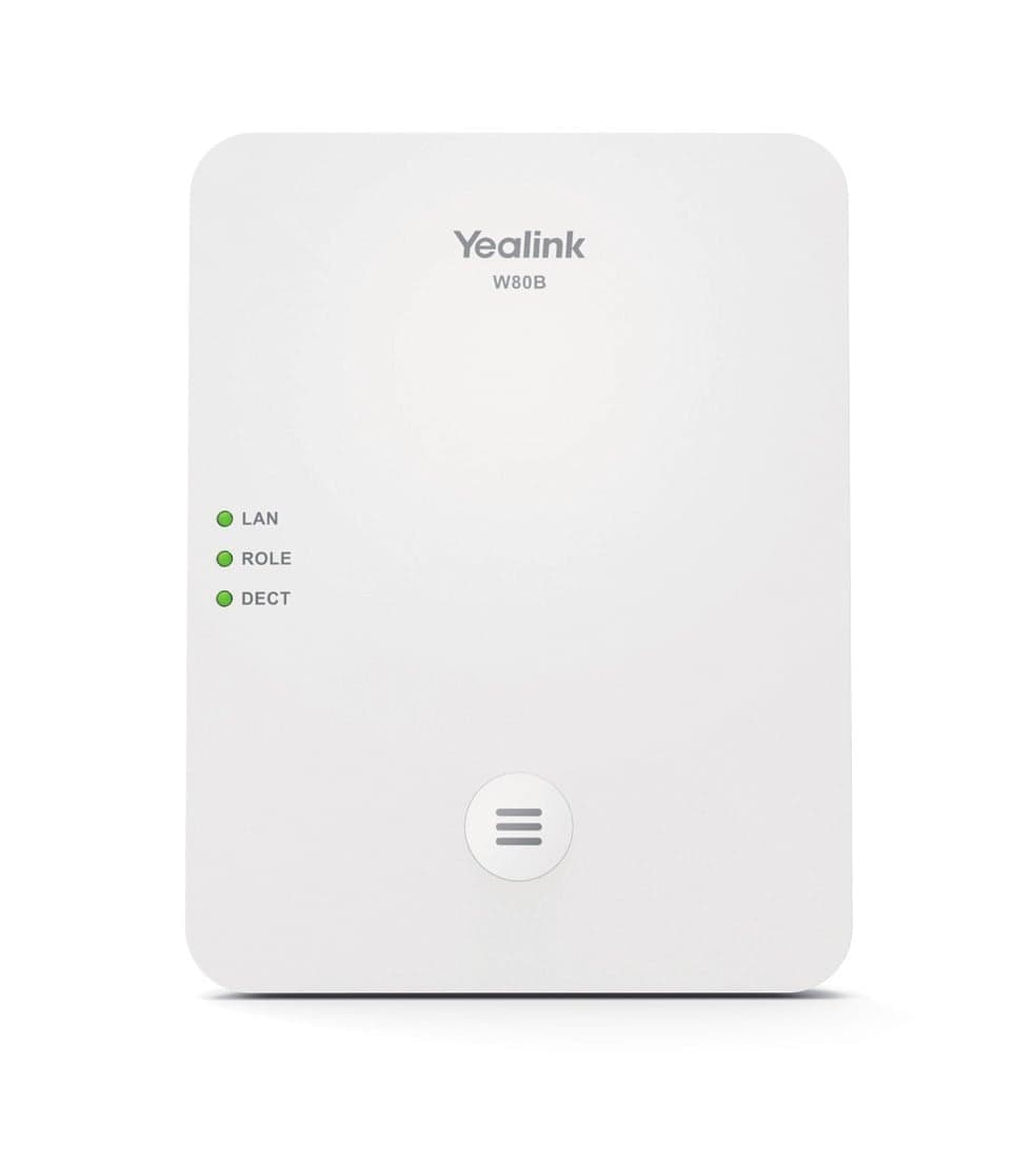 Yealink W80B Wireless DECT Base Station with 300m Range and W80B