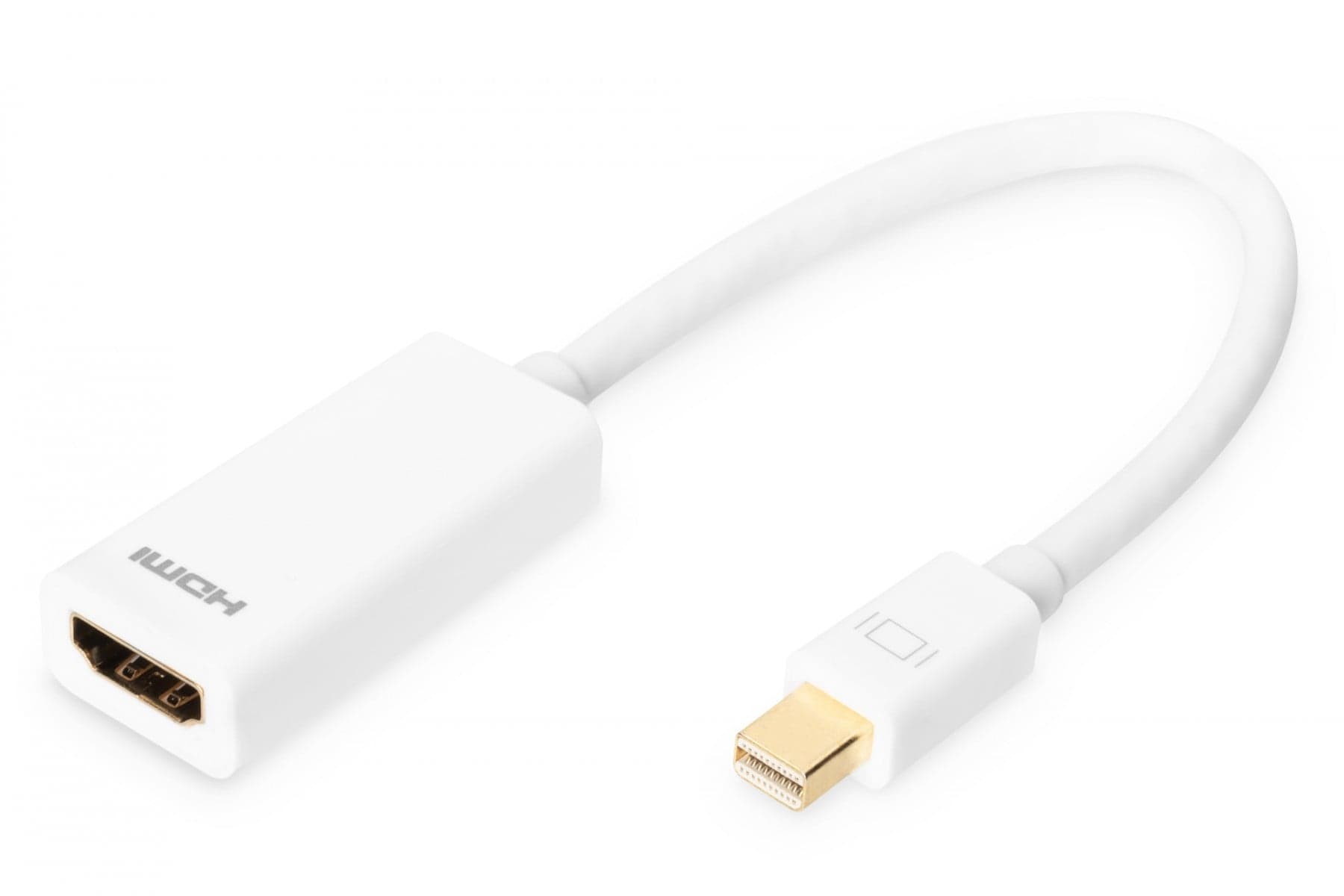 DisplayPort adapter cable, mini DP - HDMI type A M/F DB-340404-001-W