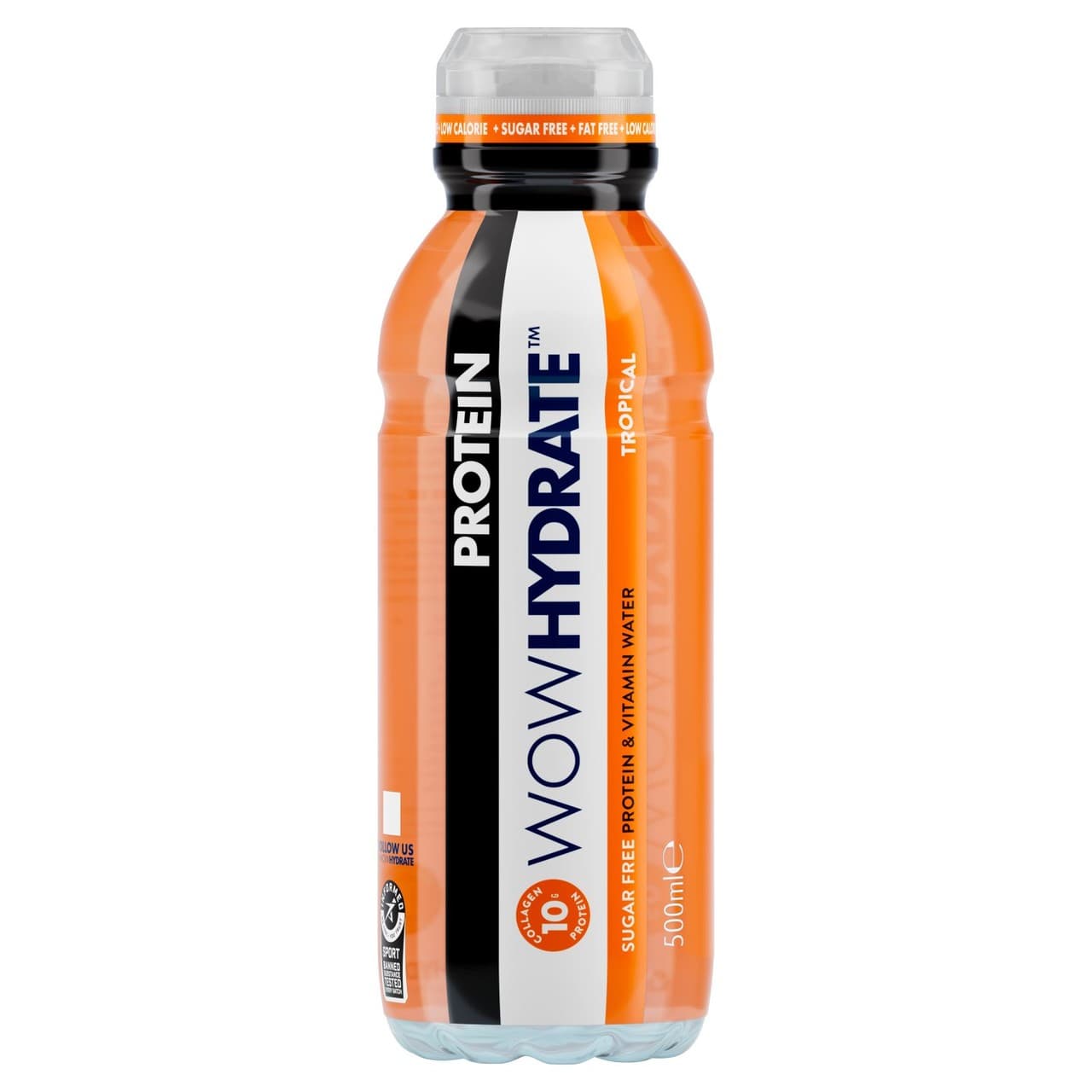Wow Hydrate Protein Tropical Protein & Vitamin Water 500ml