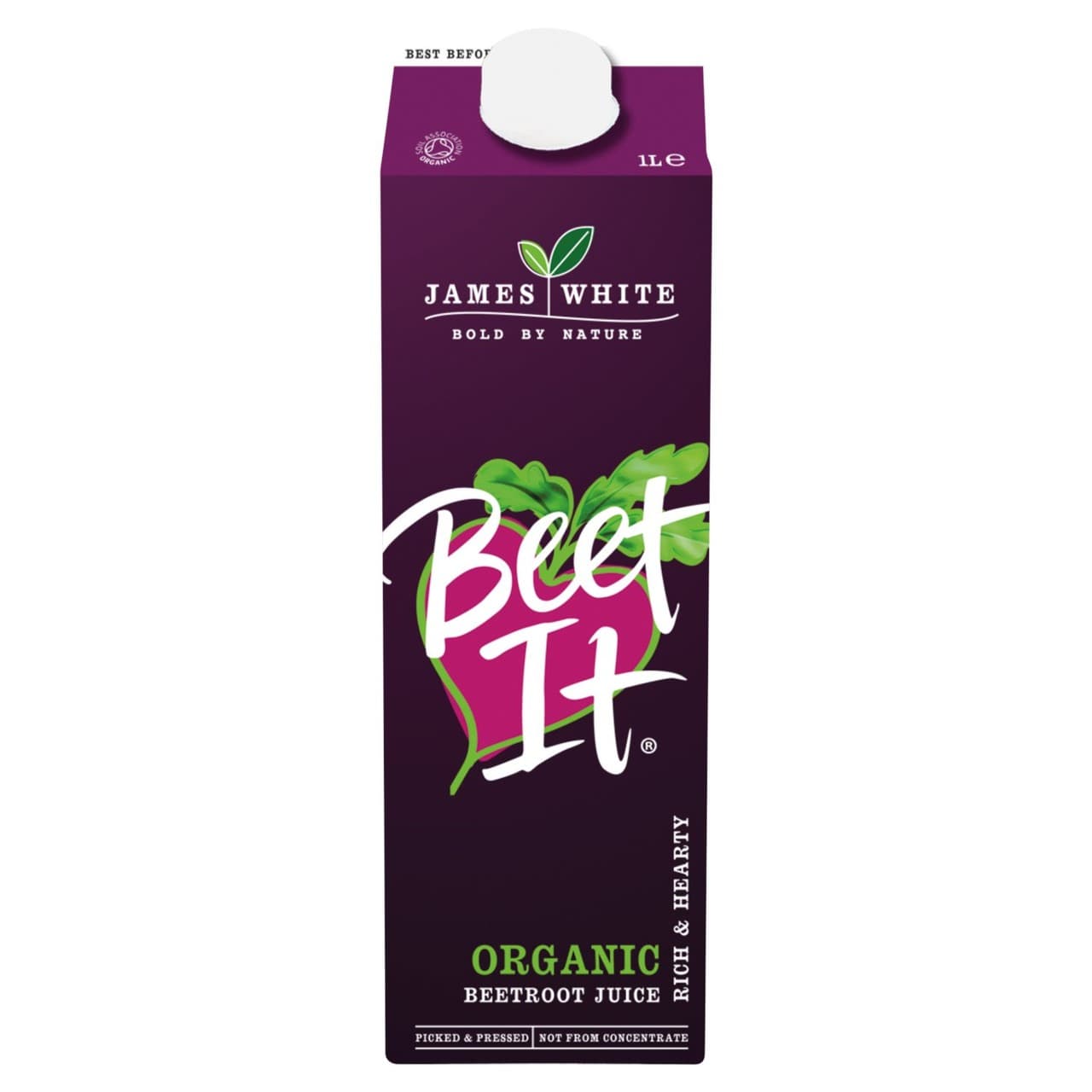 James White Beet It Organic Beetroot & Apple Juice 1L