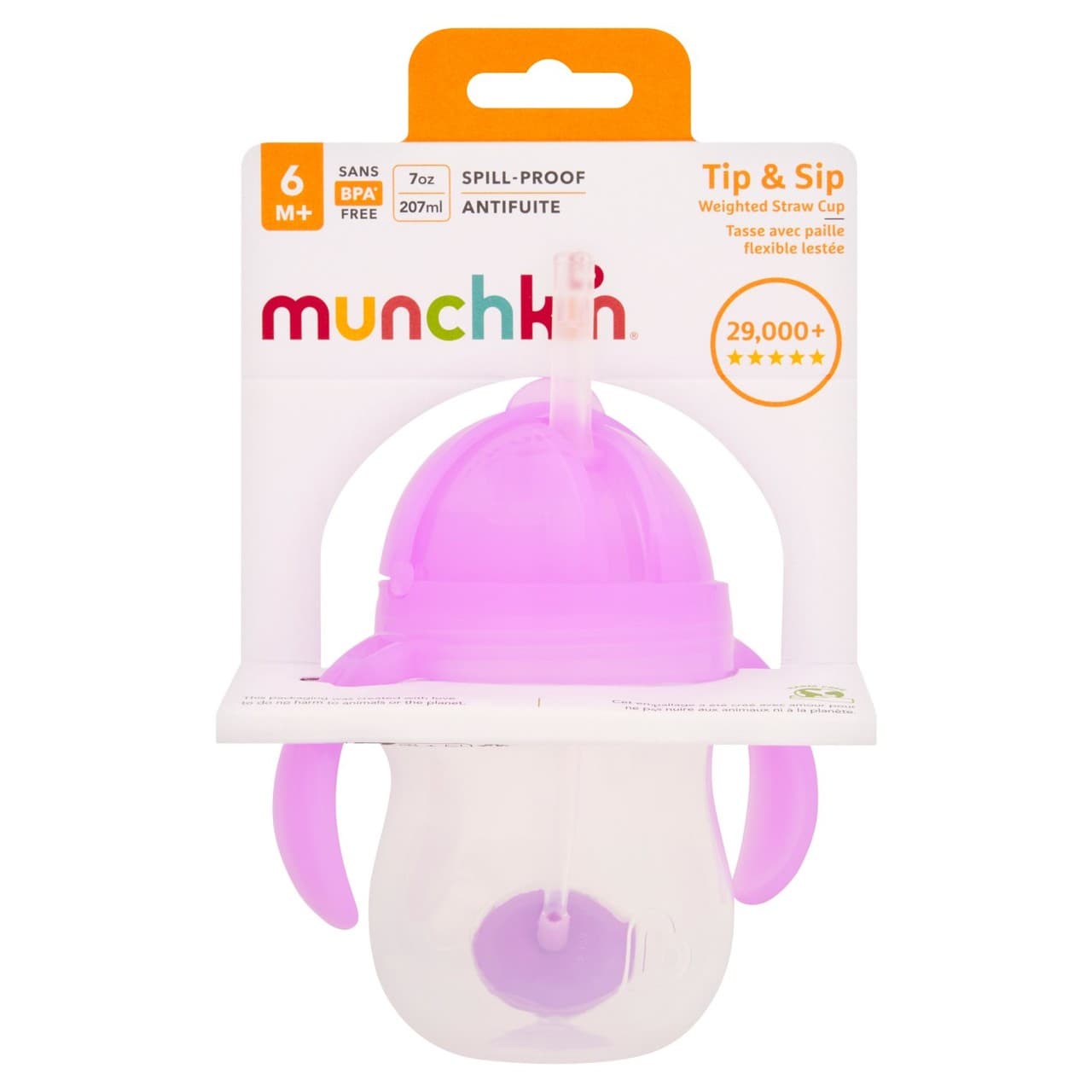 Munchkin Tip & Sip Straw Cup 6M+