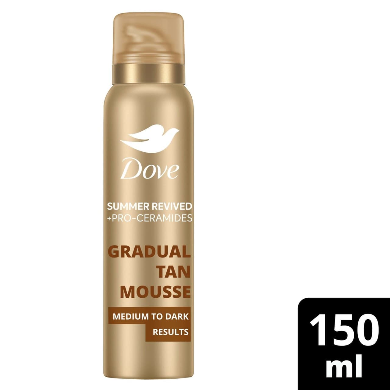 Dove Gradual Self Tan Mousse Medium To Dark 150ml