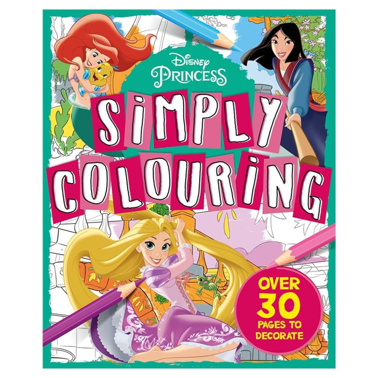 Disney Princess Simply Colouring