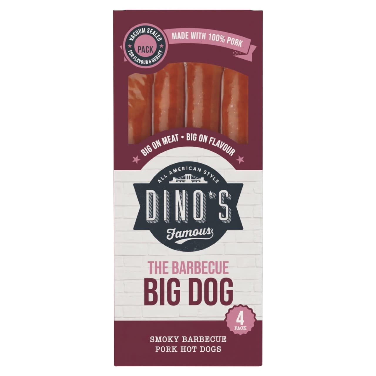 Dino's Famous Barbeque Big Dogs
