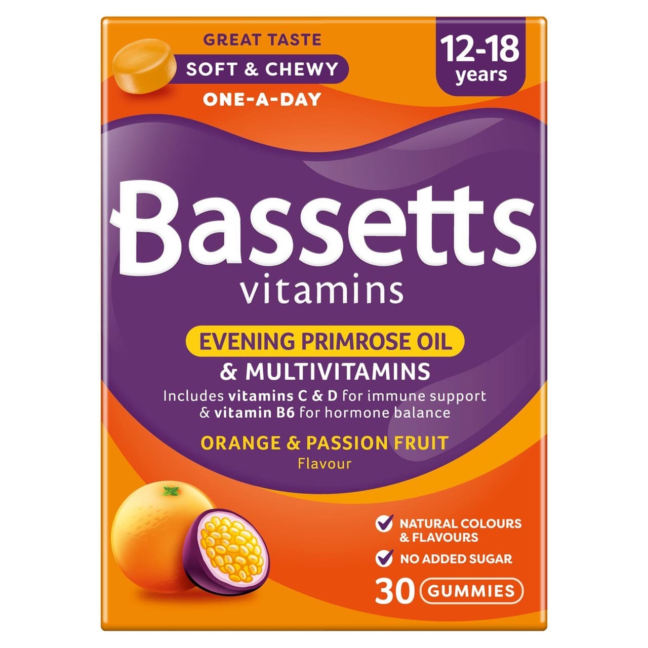 Bassetts 12-18 Years Multi Vitamins Orange & Passionfruit