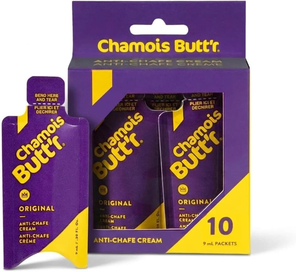 Chamois Butt'r Butter Cream Anti Chafe Cream Original 10 Pack x 9ml Packet