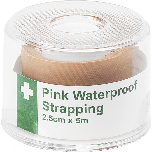 Safety First Aid HypaPlast Pink Waterproof Strapping - 2.5cm x 5m - D7044