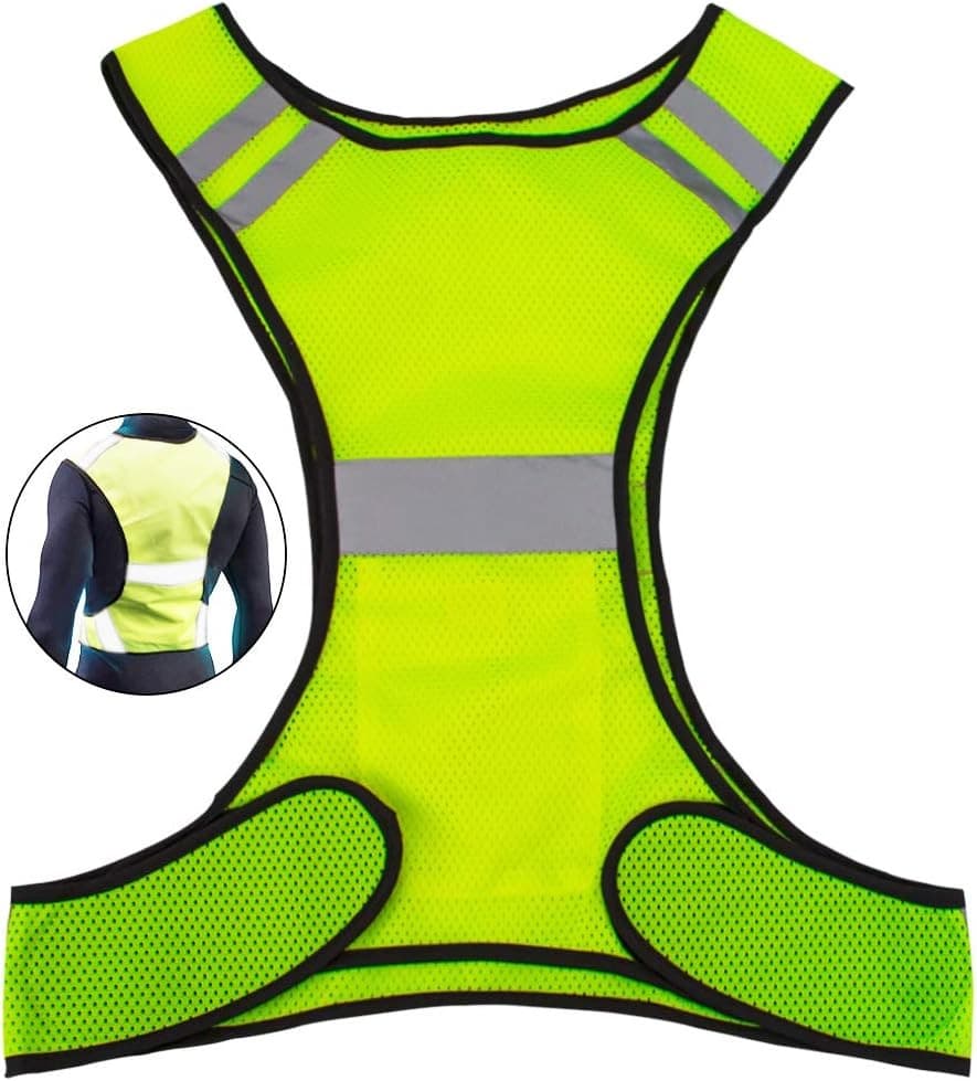 Uncle Paul Reflective Gears - Safety Vest High Visibility for Running Cycling D