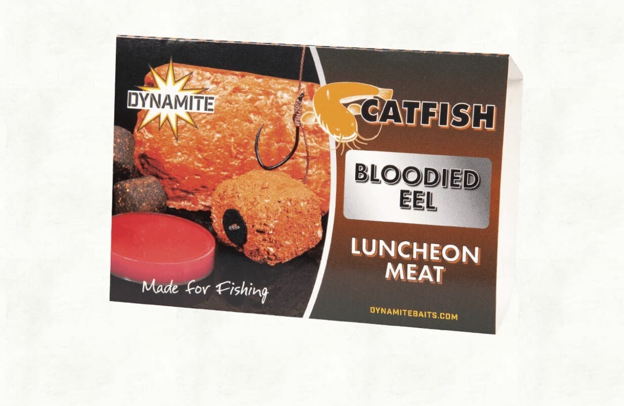 Dynamite Baits Catfish Bloodied Eel Luncheon Meat - 250g - Coarse Fishing Bait