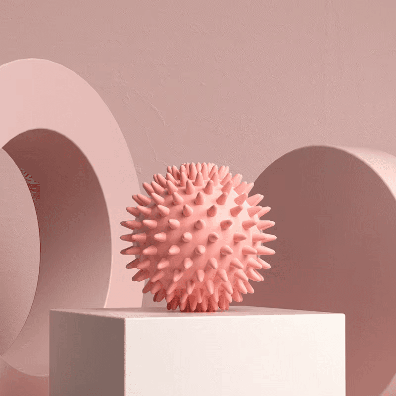 Foot Massage Ball with Spikes Pilates Yoga Sports Fitness Muscle Relaxation Mass