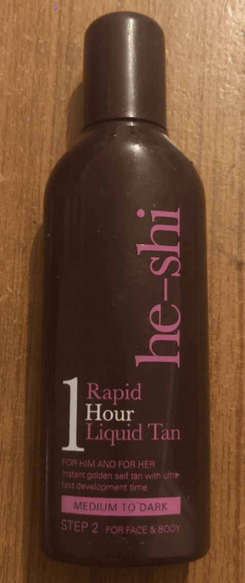 He-Shi - Rapid 1 Hour Liquid Self Tan - Medium to Dark Tan - 150ml