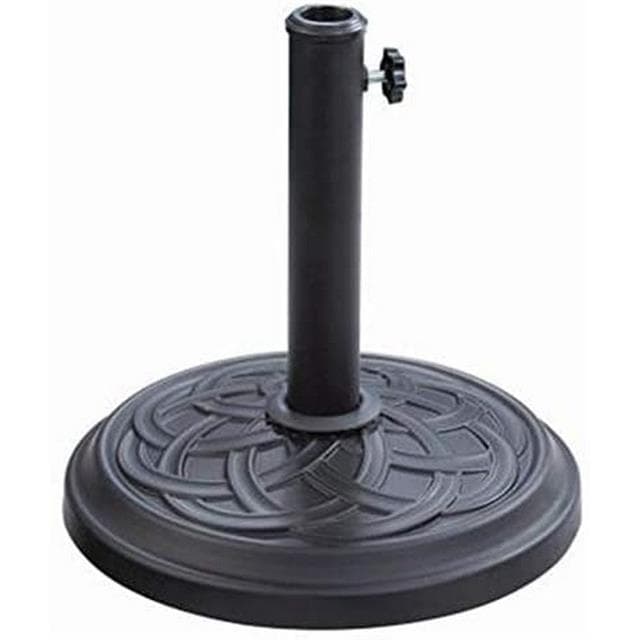 REDWOOD LEISURE GOTHIC 12KG PARASOL BASE - BLACK