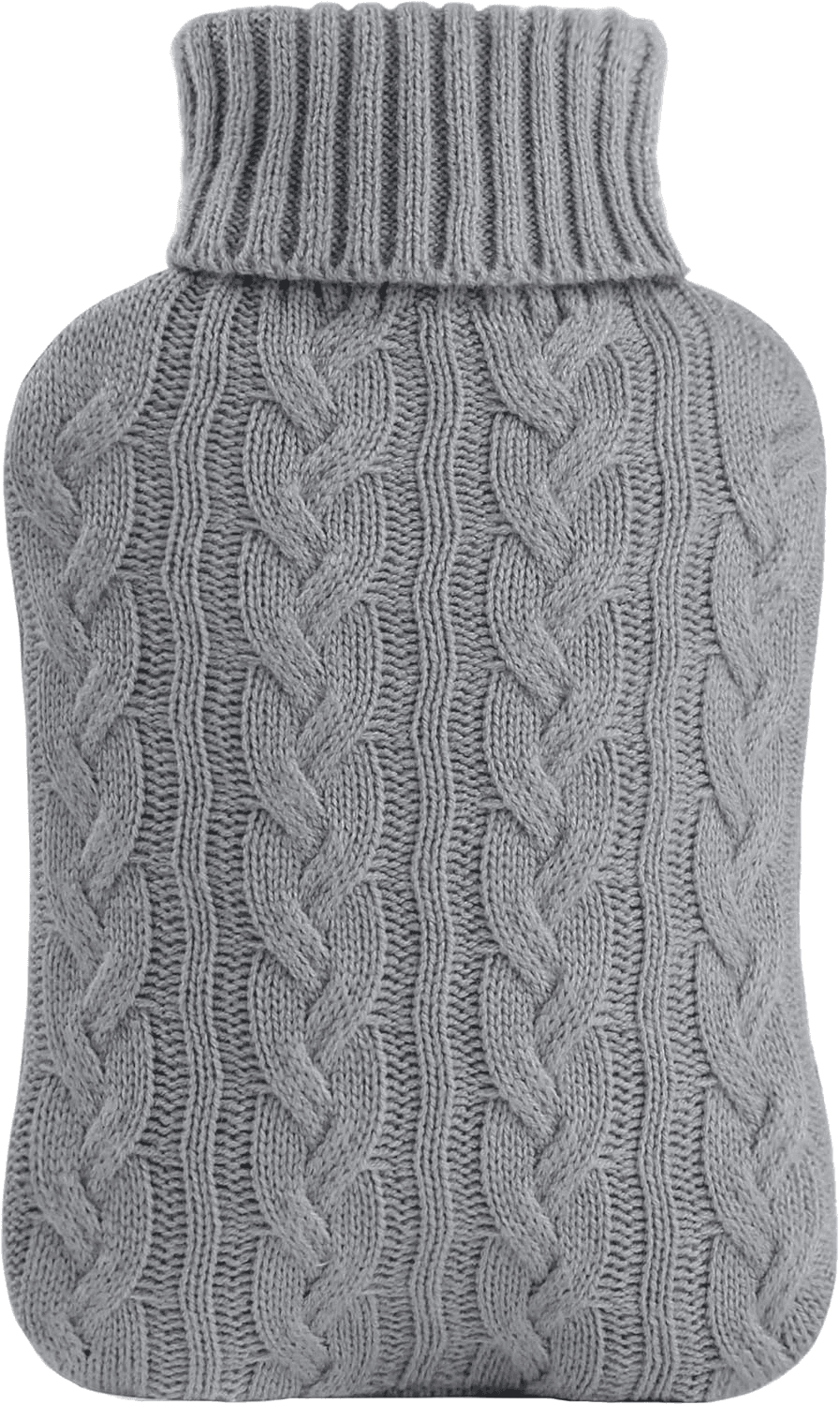 Hot Water Bottle with Knitted Cover| 2L Hot Water Bag for Hot and Cold Compress,