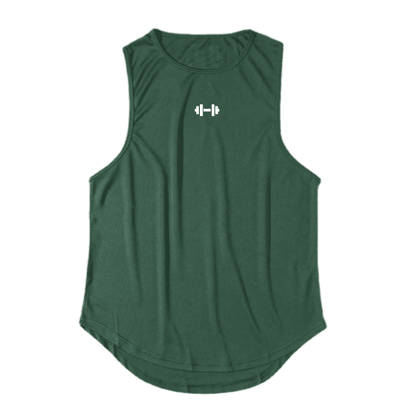 Summer Men'S Gym Tank Top Fitness Training Clothing Quick-Drying Loose Bodybuild