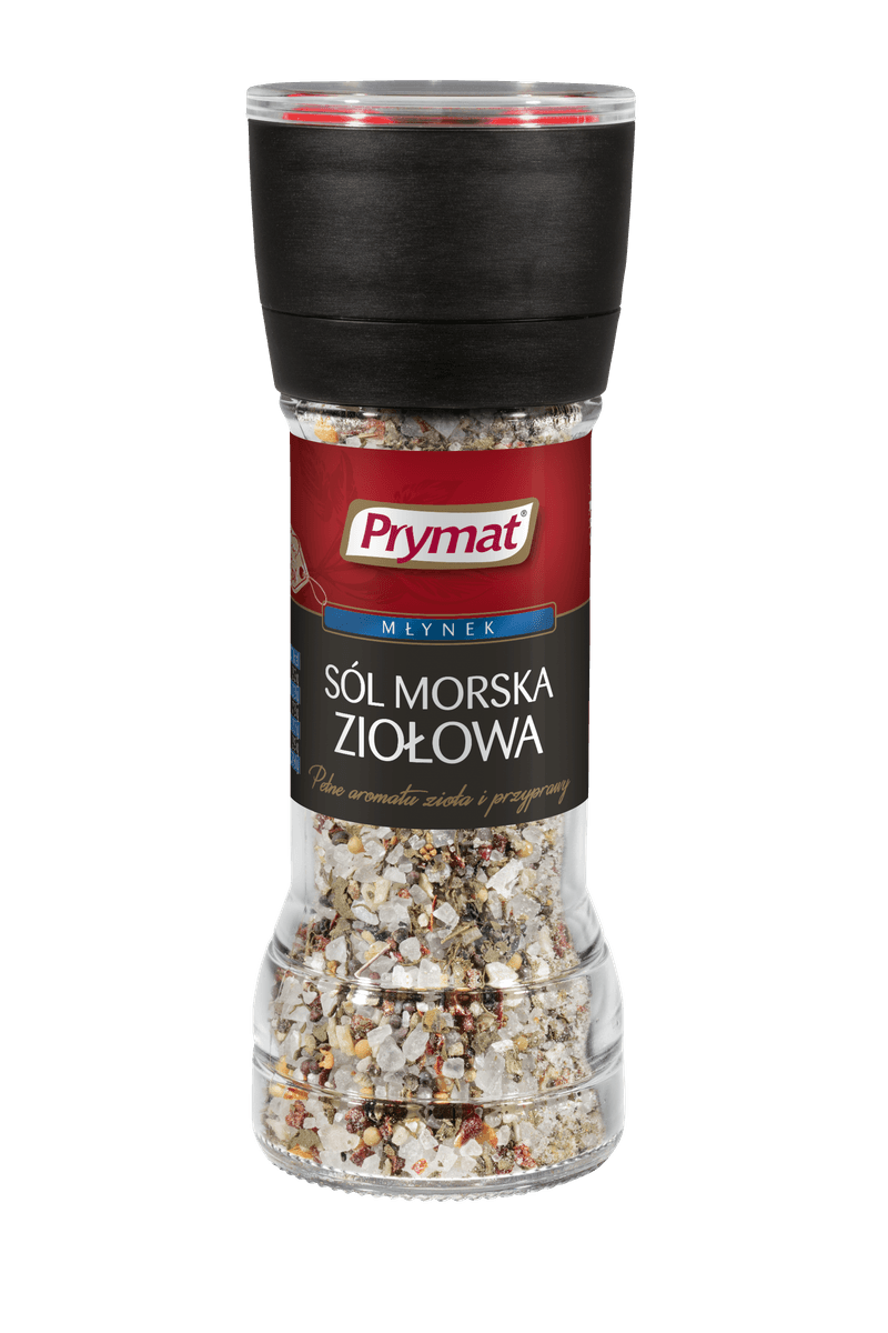 Prymat Sól morska ziołowa w młynki 80g Prymat sp. z o.o.