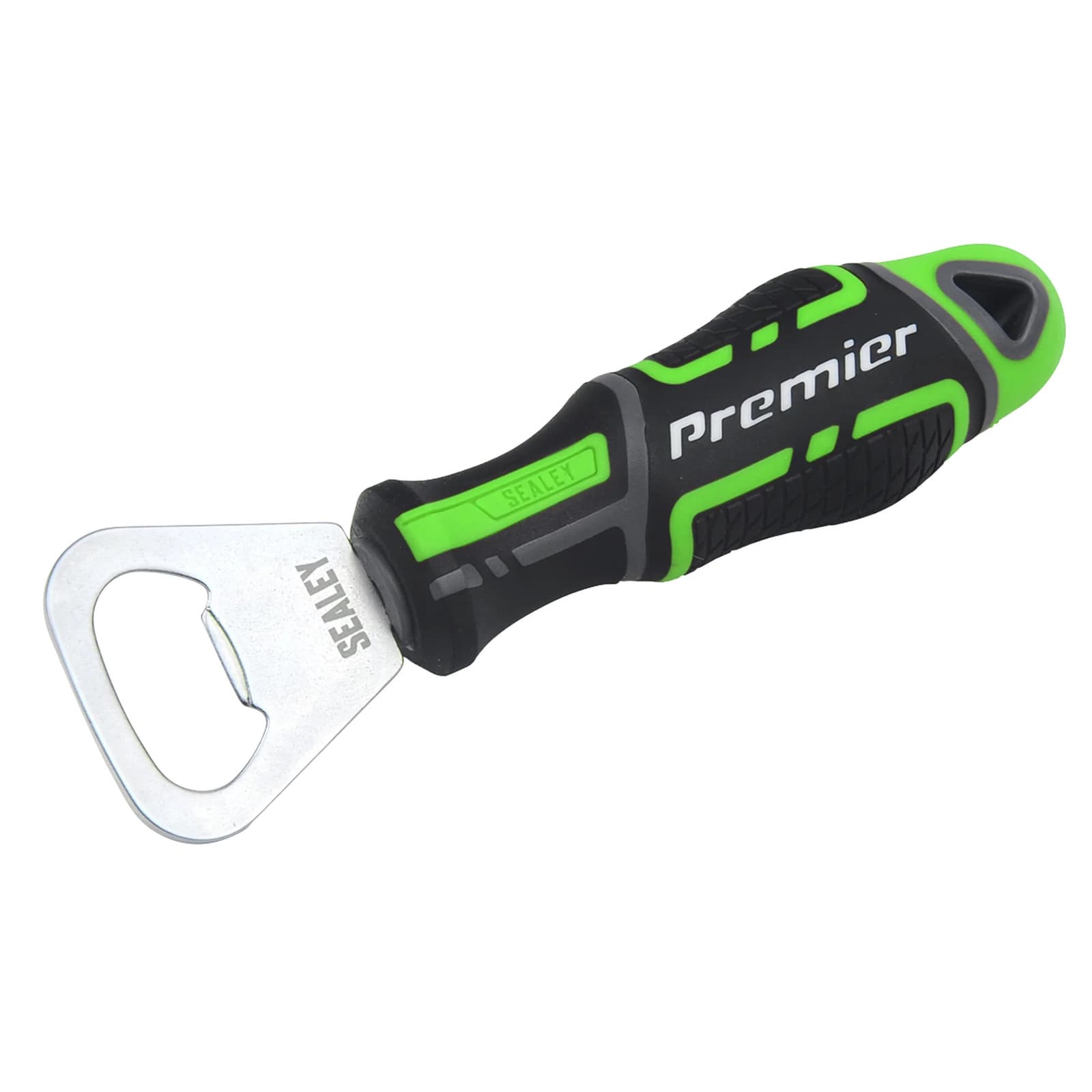 Sealey Premier Bottle Opener GripMAX® 145mm Hi-Vis Green