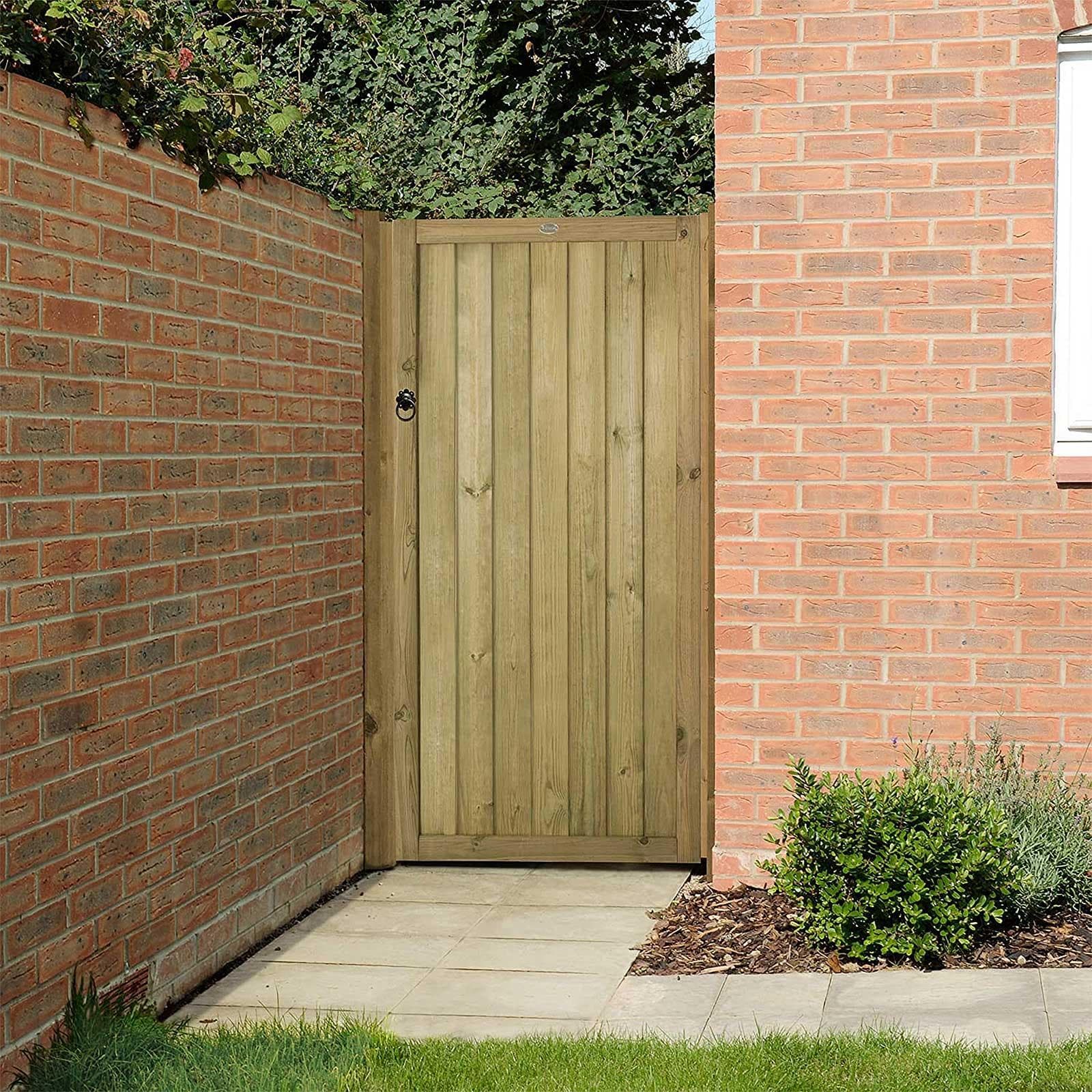 Garden Gate 6ft Forest Garden Solid Timber Vertical Tongue and Groove (1.83m High)