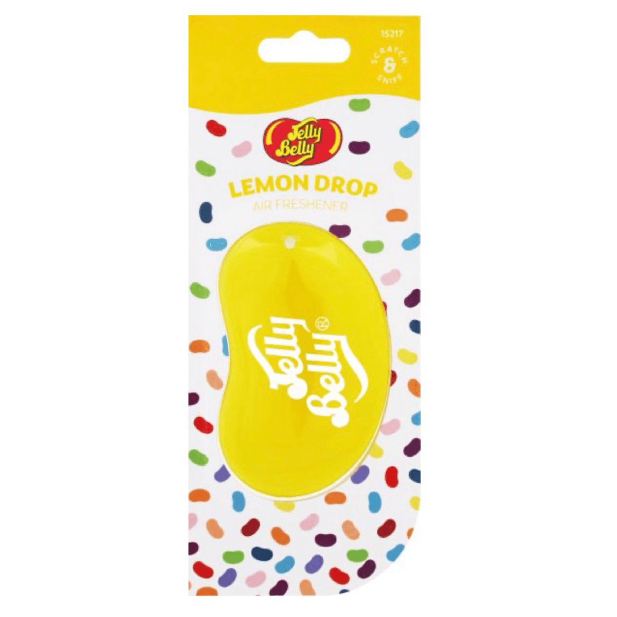 Lemon Drop 3D Hanging Air Freshner From Jelly Belly