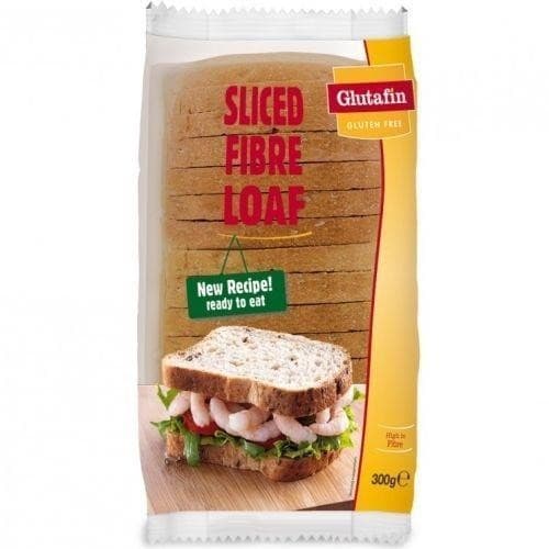 Glutafin Gluten Free Sliced Fibre Loaf 300g x 4 Packs