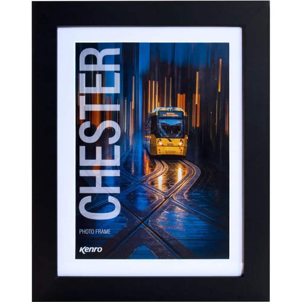 Kenro Chester 7x5 Frame with 6x4 Insert - Black