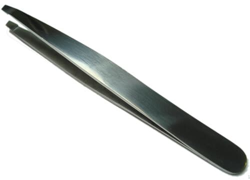 Azure Full Size Slant Tweezer Professional Beauty Tweezers Brows Eyebrow Brow